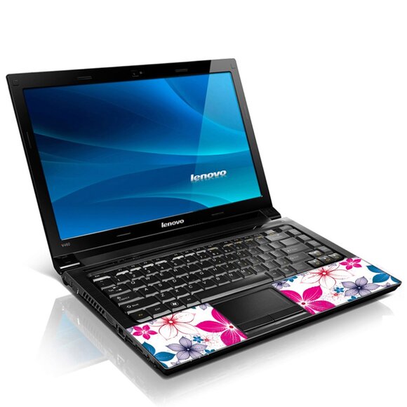 LSS 15.6 & 17.3 Inches Laptop Notebook Skin Sticker Decal - Spring Flower Leaves - Picture 2 of 2